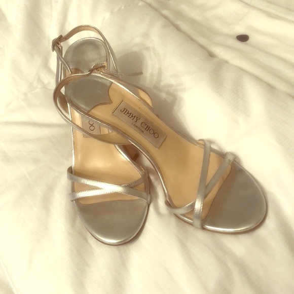 Jimmy Choo Shoes - Jimmy Choo Juliette sandals in silver leather